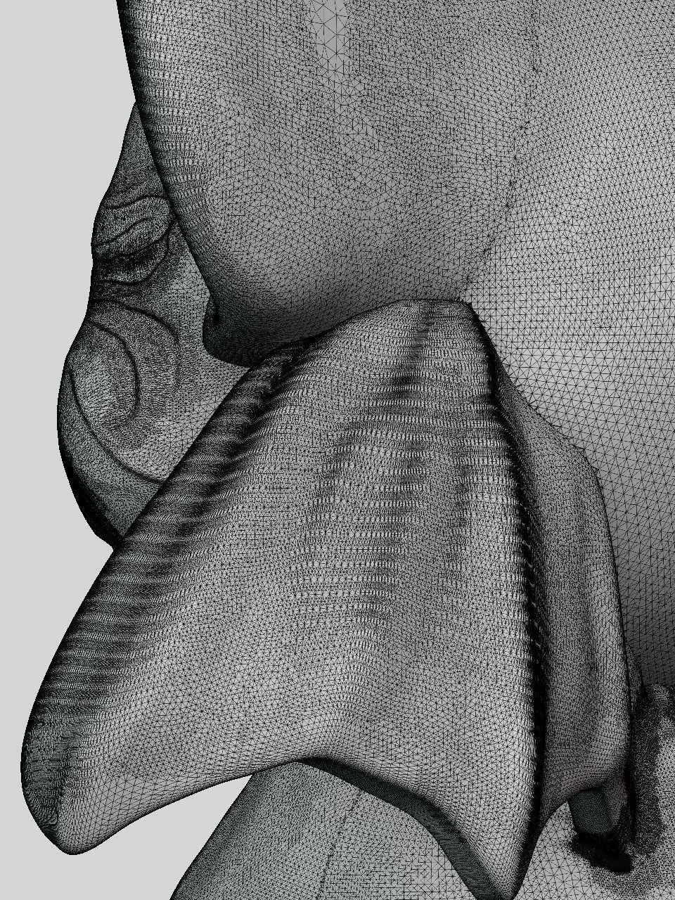 Rat gargoyle 3D print model_10