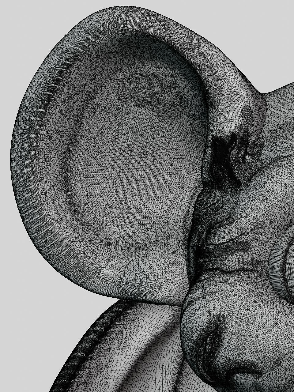 Rat gargoyle 3D print model_9