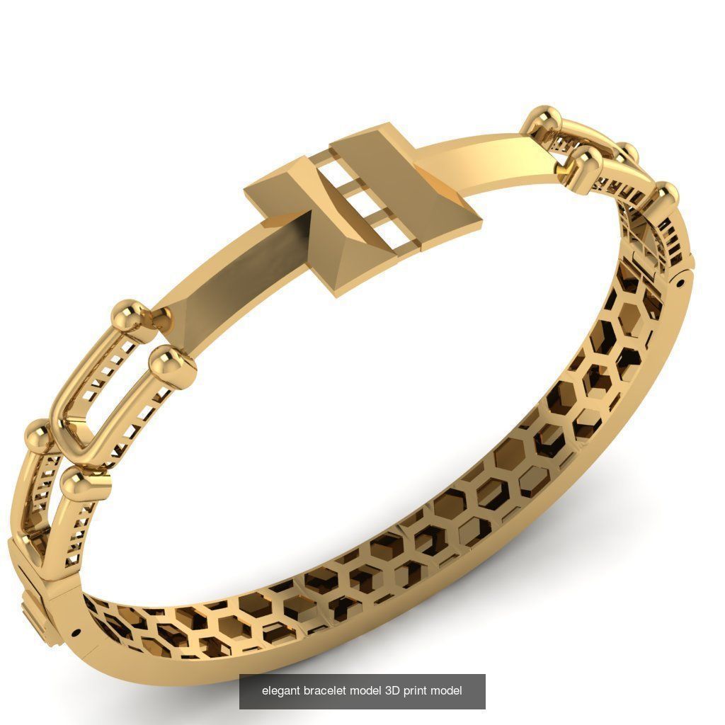 elegant bracelet model series 3D Model Collection_1