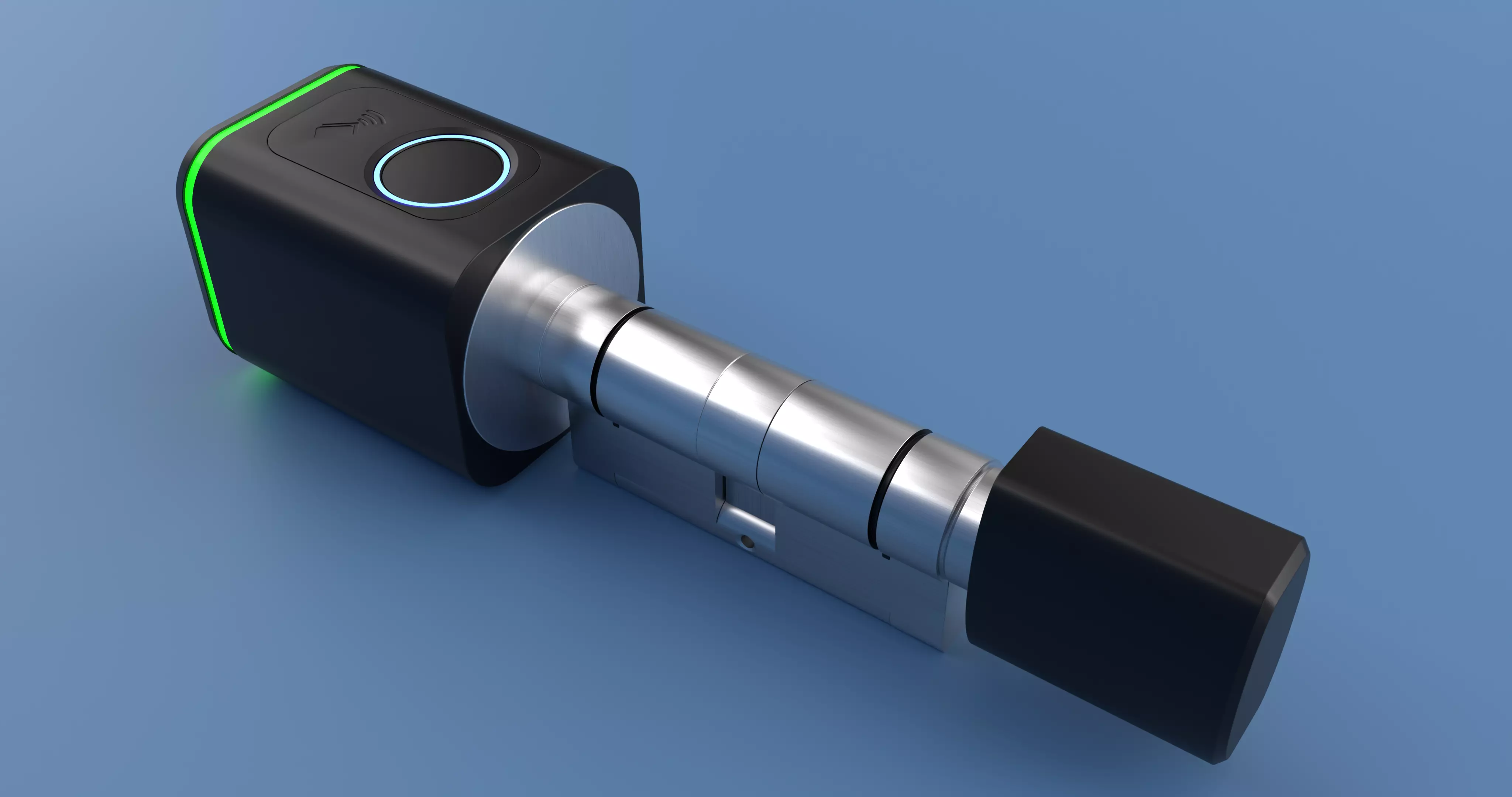 Smart Fingerprint Cylinder Door Lock-S1 3D model