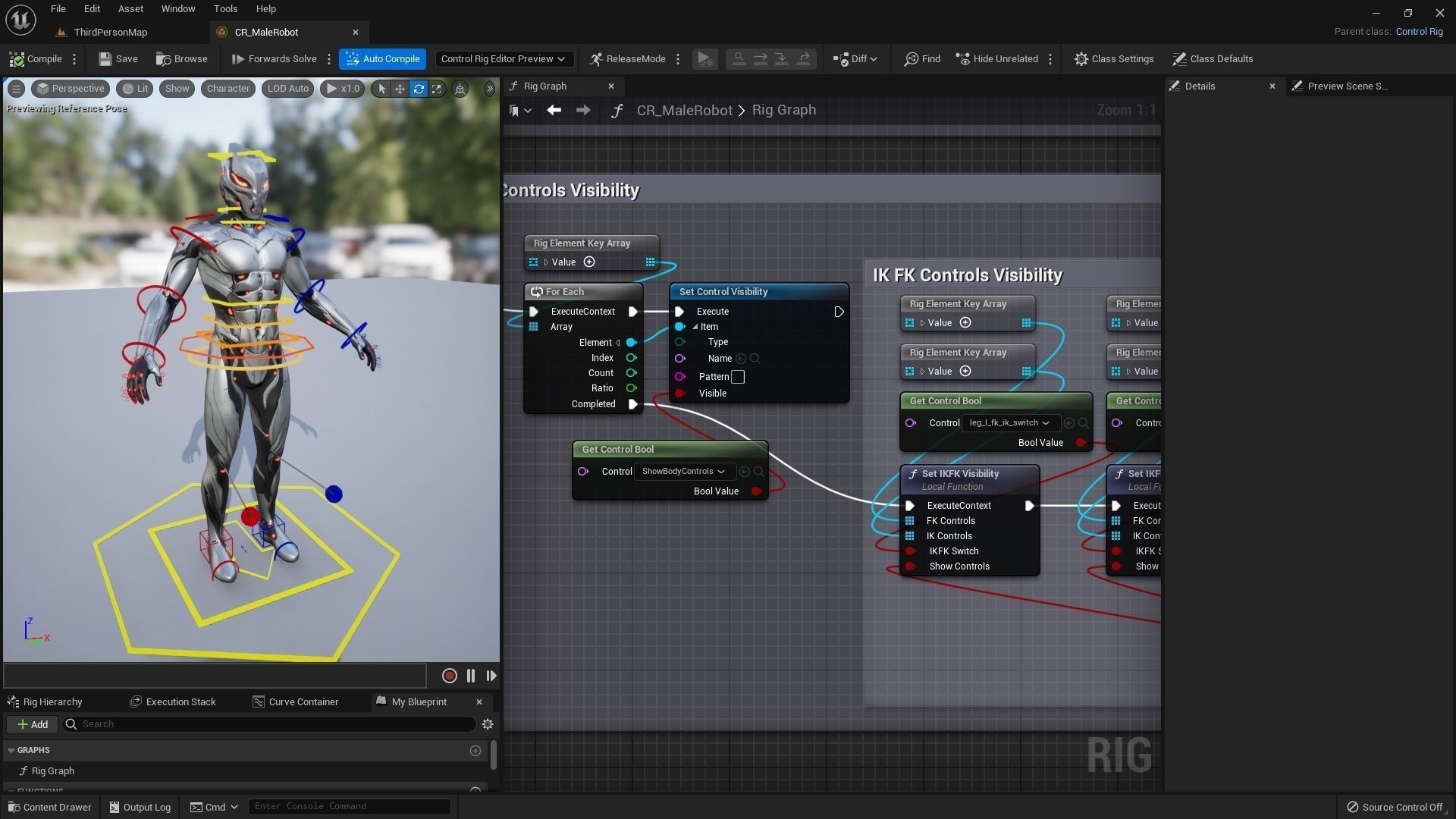 Robot Male 2 Low-poly 3D model_12