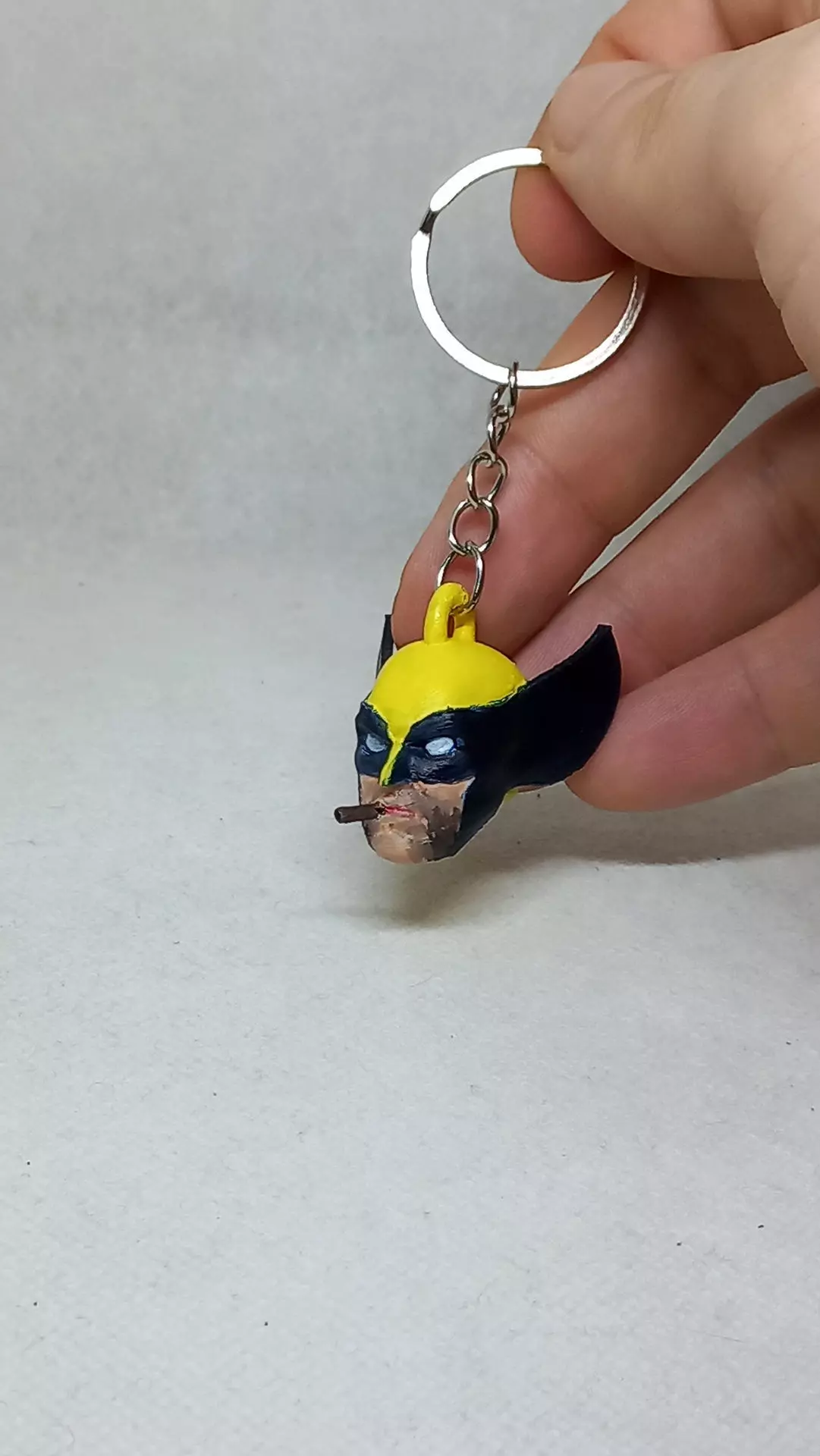 wolverine keychain With a cigar 3D print model