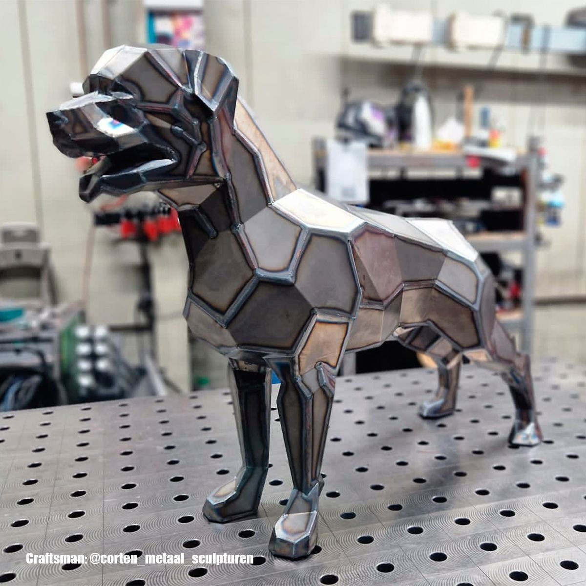 Welding Project Plans Drawings Rottweiler DXF PDF 3D model_1