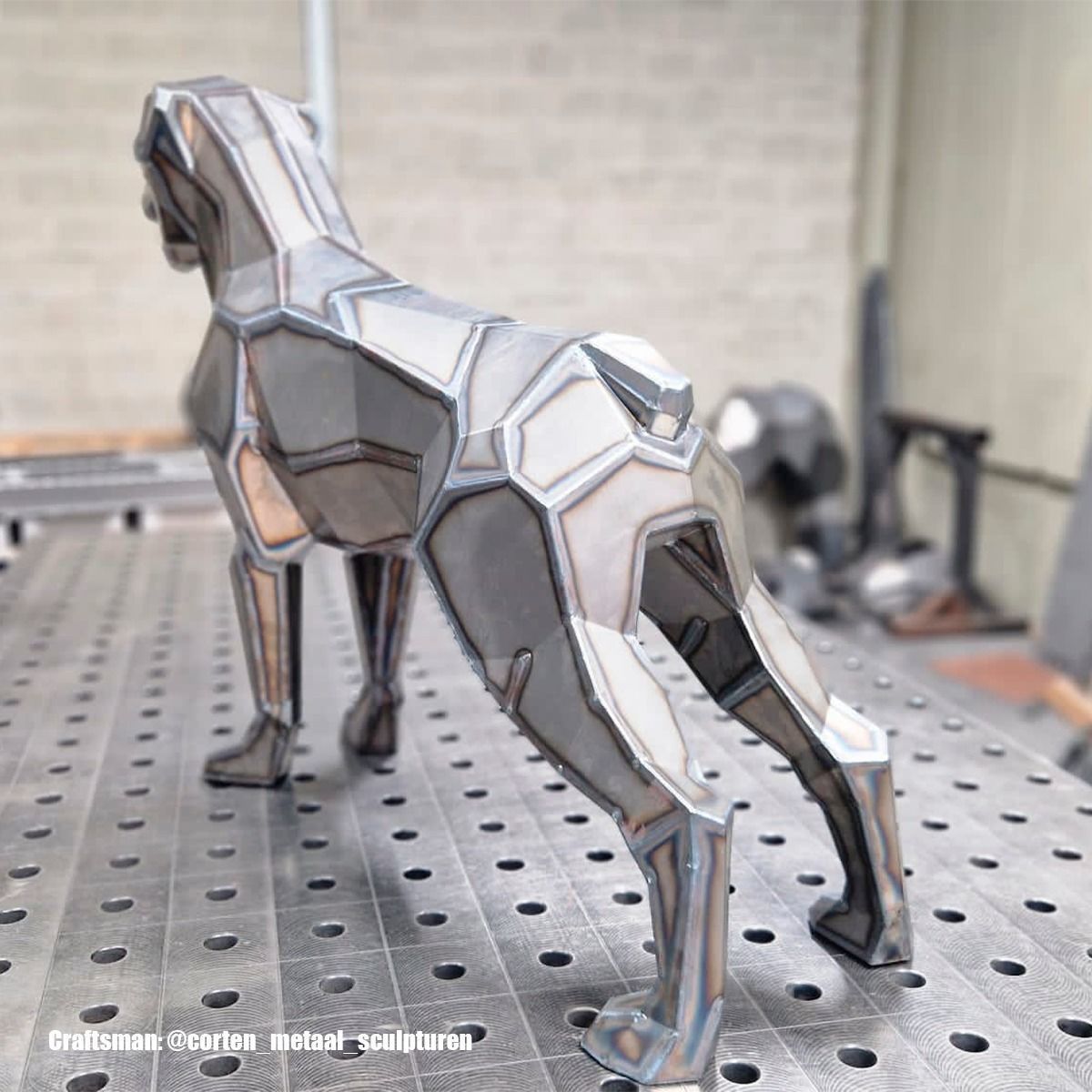 Welding Project Plans Drawings Rottweiler DXF PDF 3D model_4