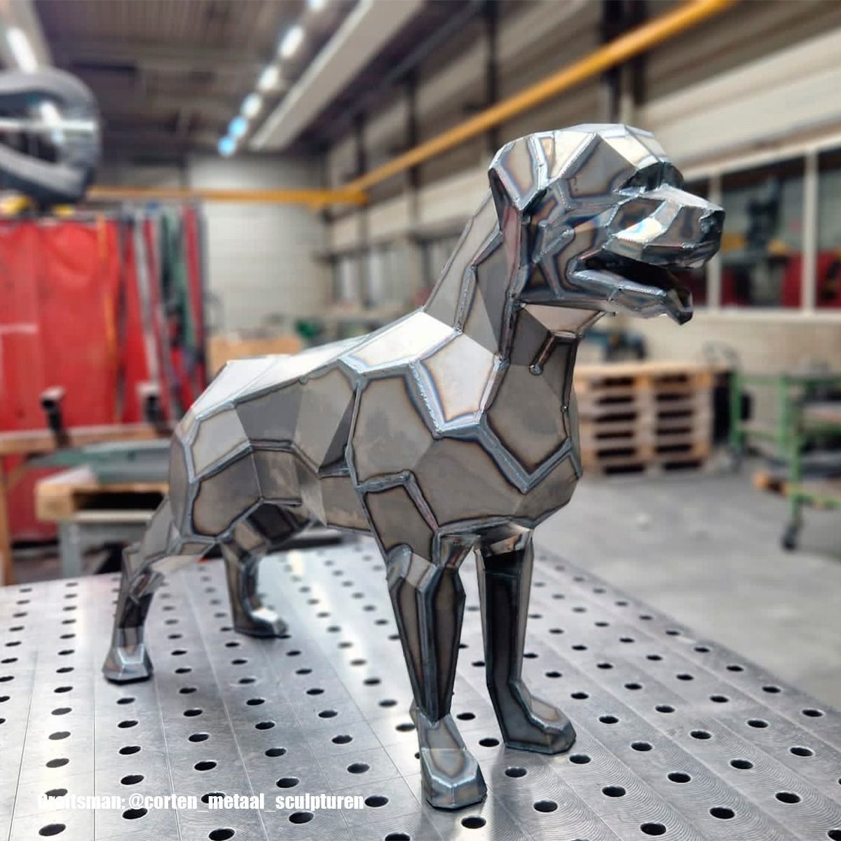 Welding Project Plans Drawings Rottweiler DXF PDF 3D model_2