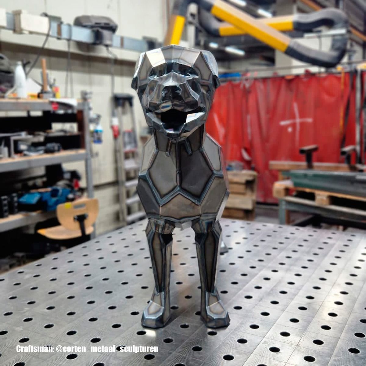 Welding Project Plans Drawings Rottweiler DXF PDF 3D model_3