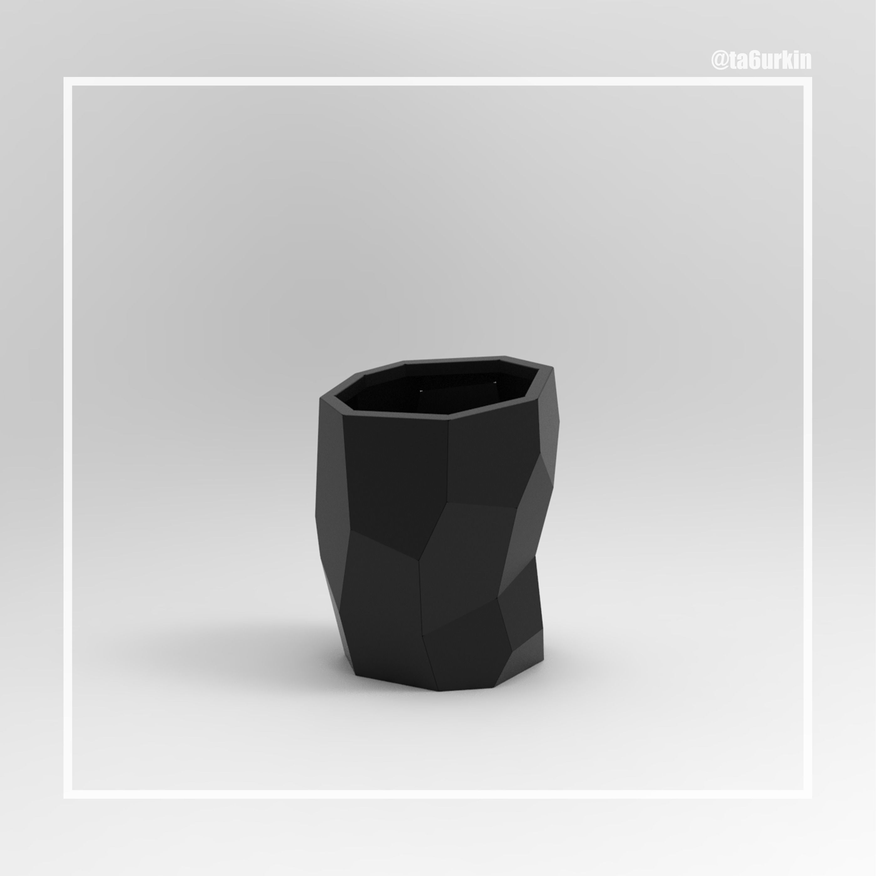 Welding Project Plans Drawings Rock Planter DXF PDF 3D model_4