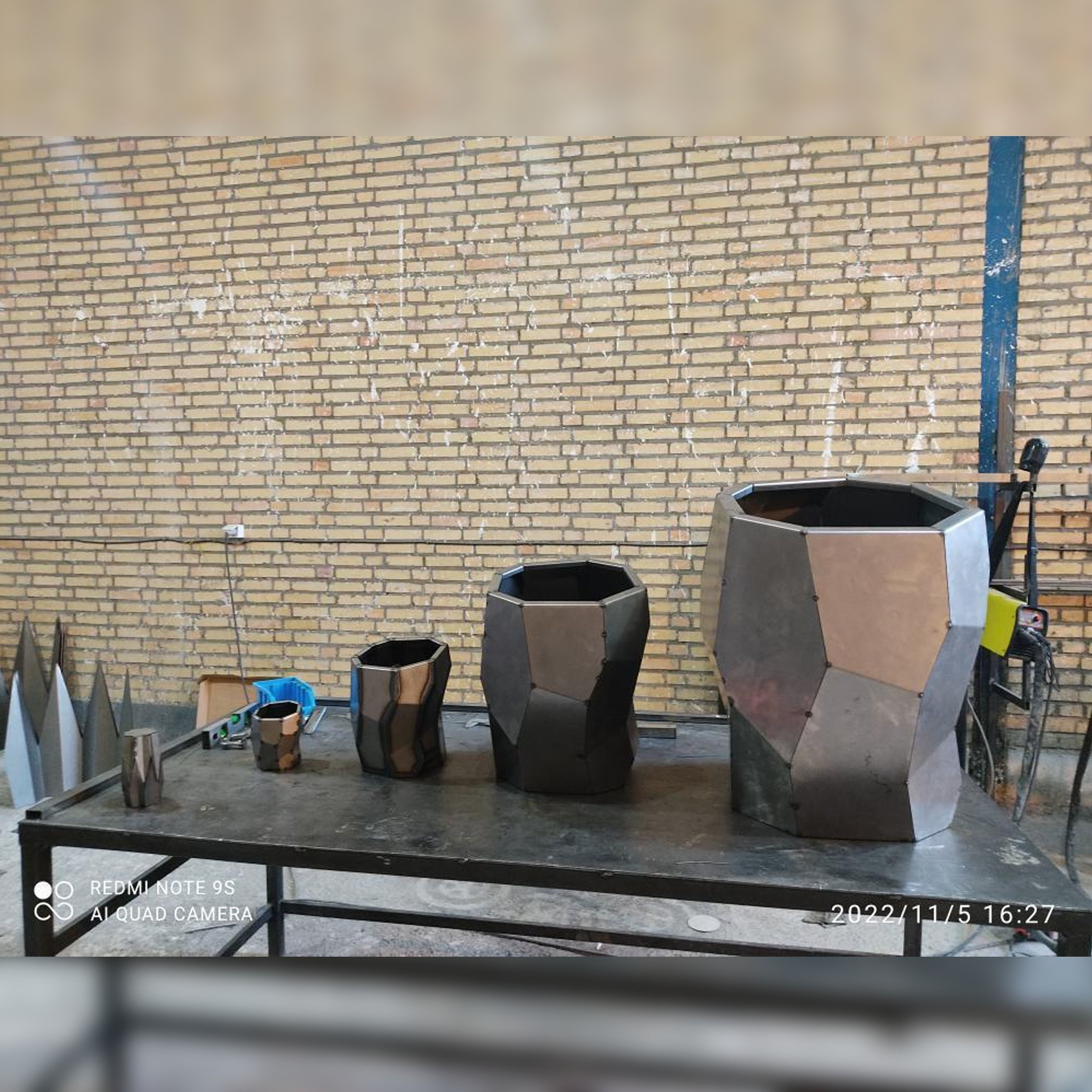 Welding Project Plans Drawings Rock Planter DXF PDF 3D model_2