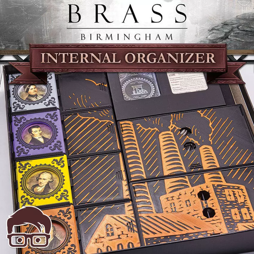 BRASS BIRMINGHAM INSERTS ORGANIZER BY AM-MEDIA 3D print model