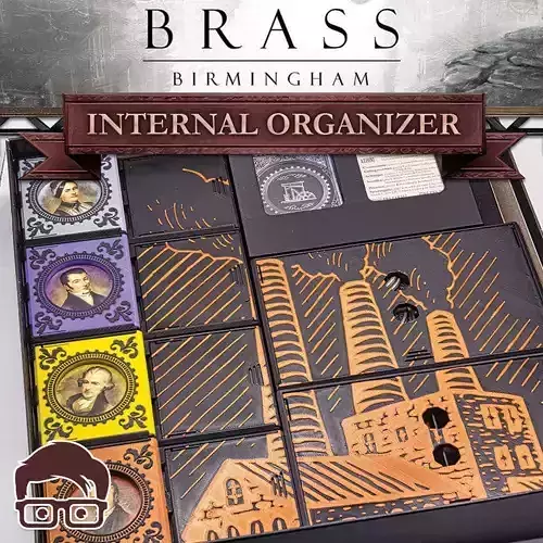 BRASS BIRMINGHAM INSERTS ORGANIZER BY AM-MEDIA  3D print model