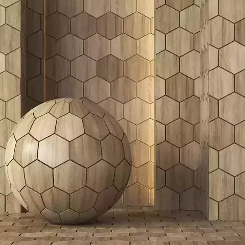 Decorative Wood Panel Texture 4K - Seamless