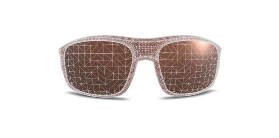 Kona Glasses Low-poly 3D model_10