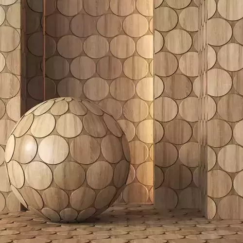 Decorative Wood Panel Texture 4K - Seamless