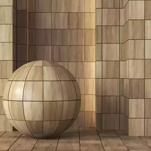 Decorative Wood Panel Texture 4K - Seamless
