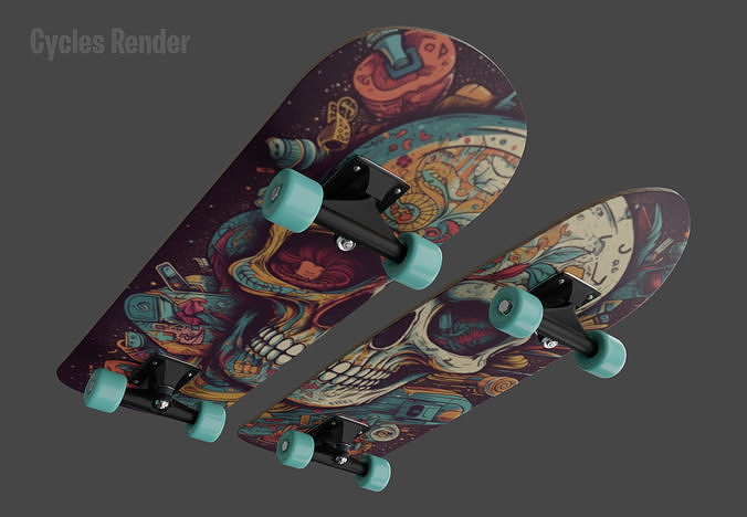Skateboard 3D model
