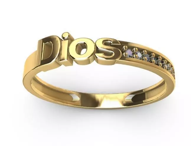 anillo dios 3D print model