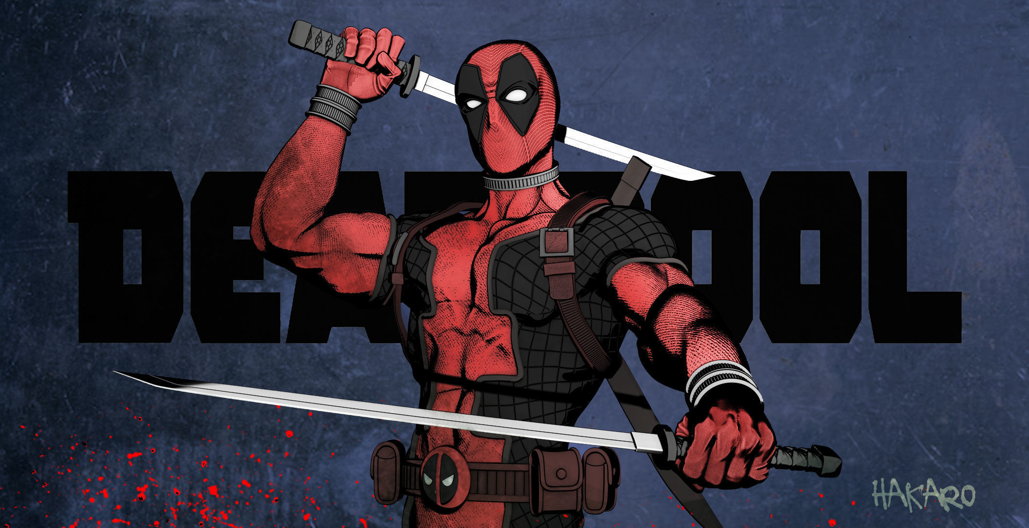 Deadpool  3D print model_1