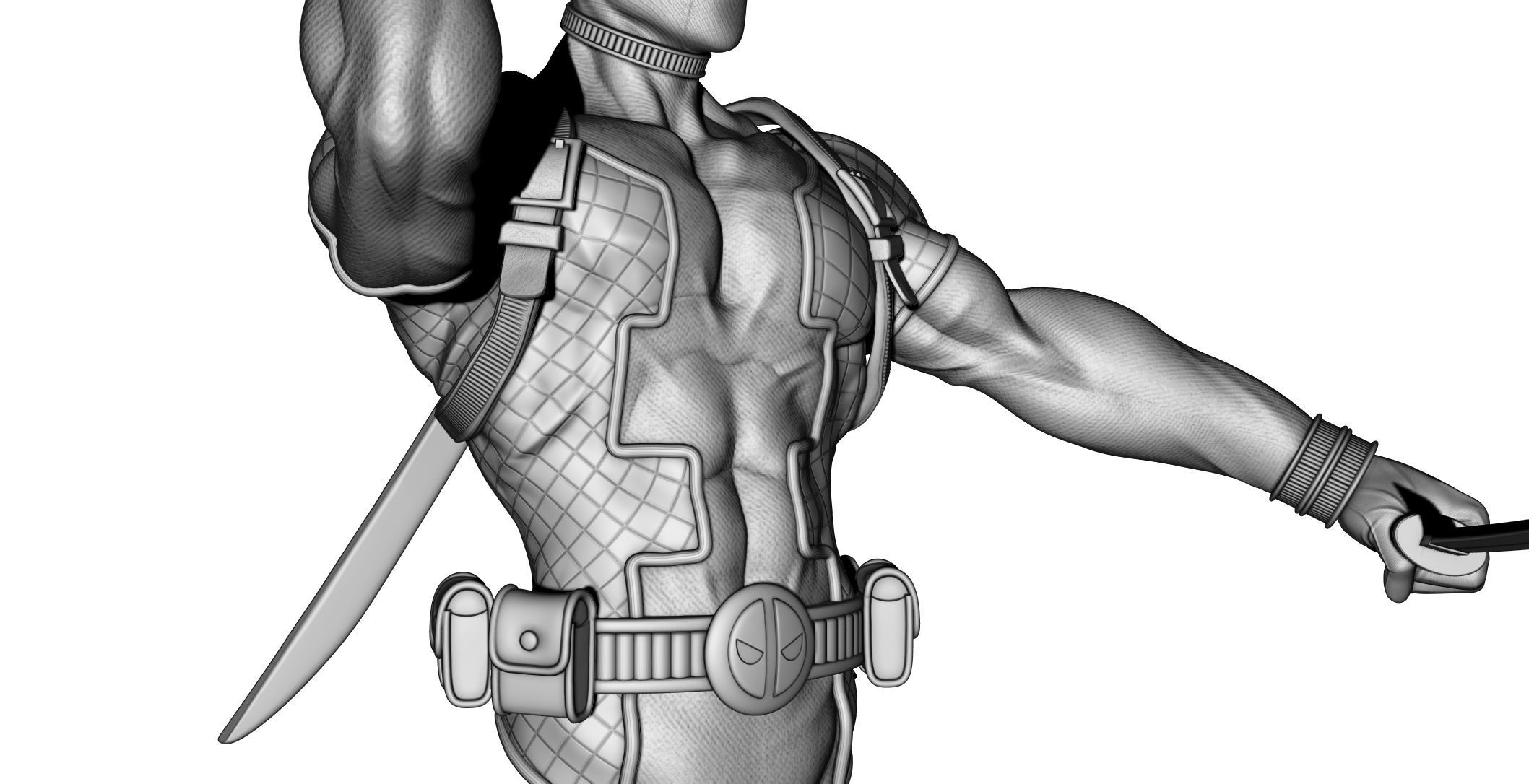 Deadpool  3D print model_13