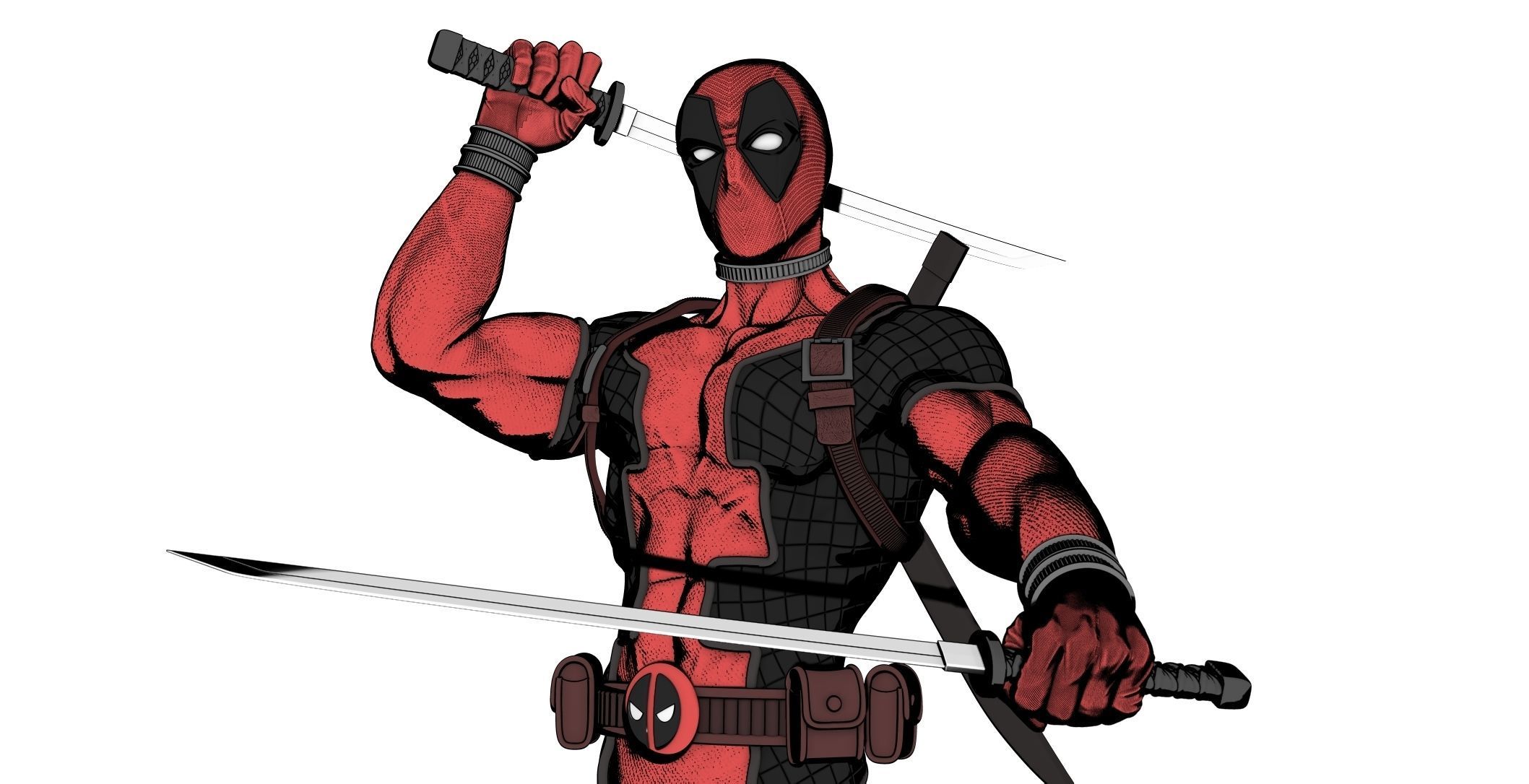 Deadpool  3D print model_4