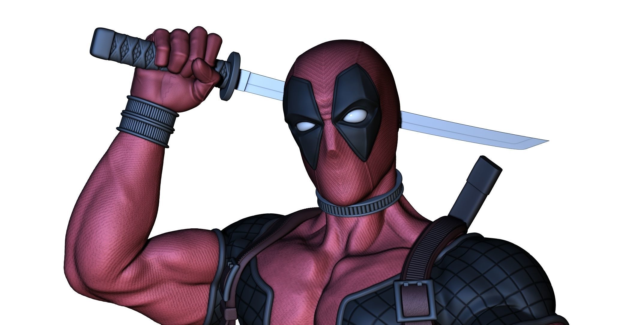 Deadpool  3D print model_3