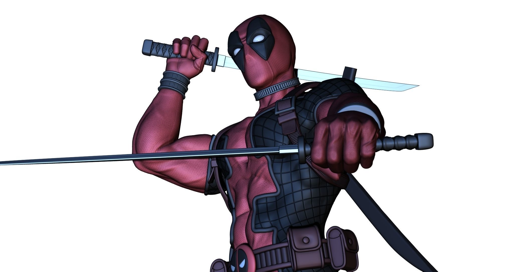 Deadpool  3D print model_2