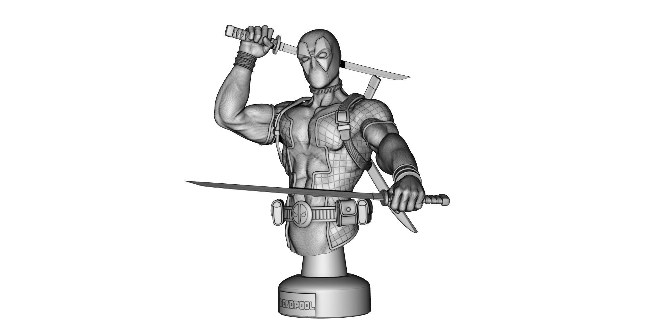 Deadpool  3D print model_20
