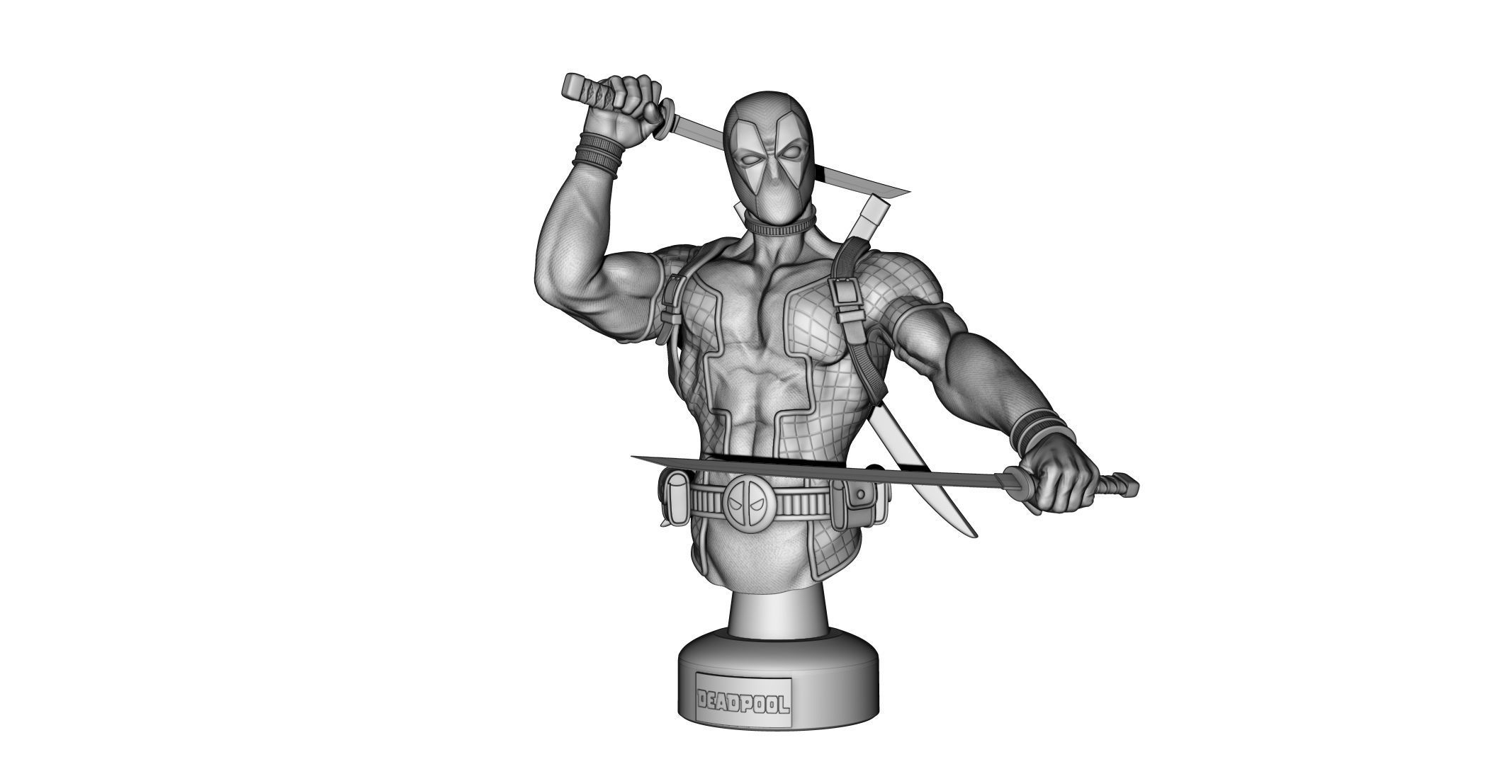 Deadpool  3D print model_19