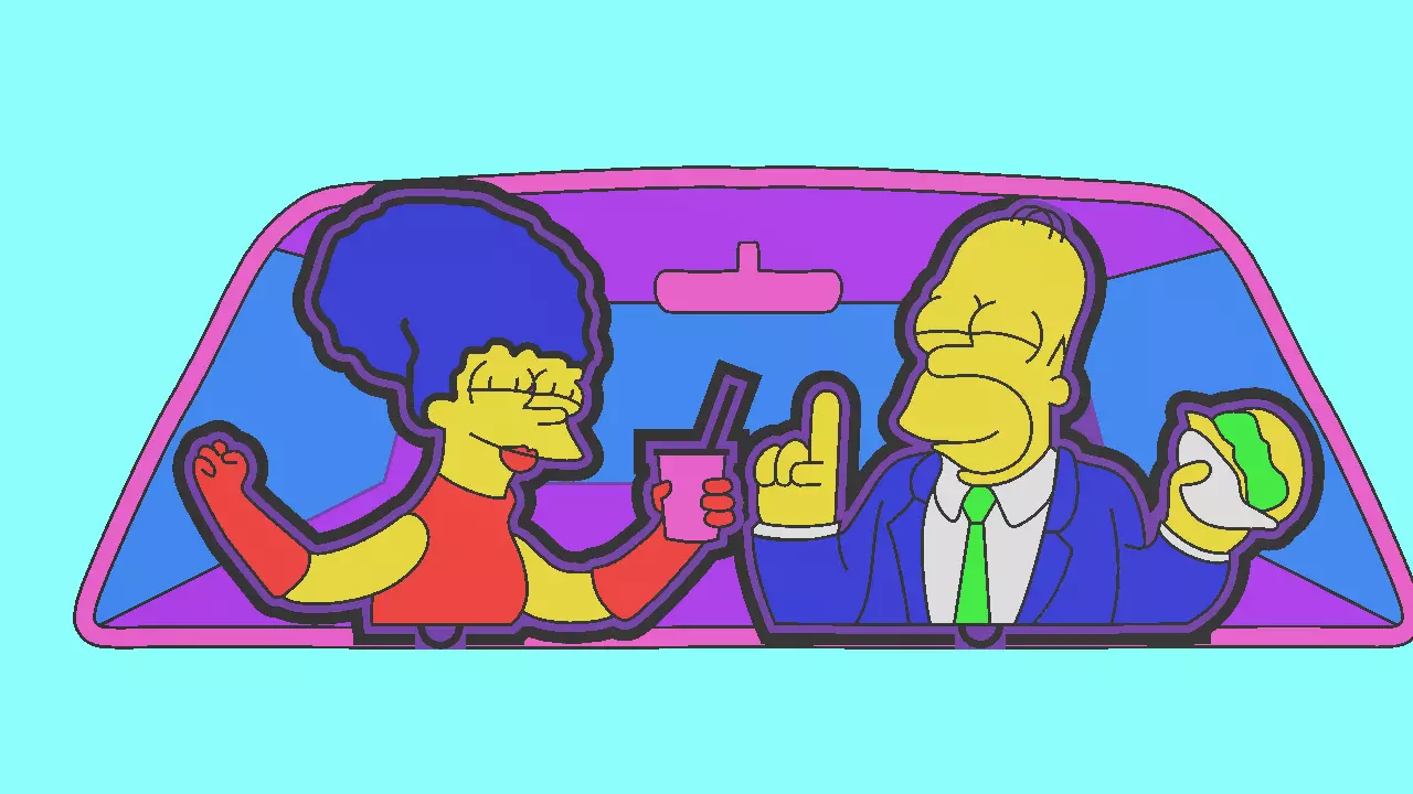 the simpsons key holder 3D print model