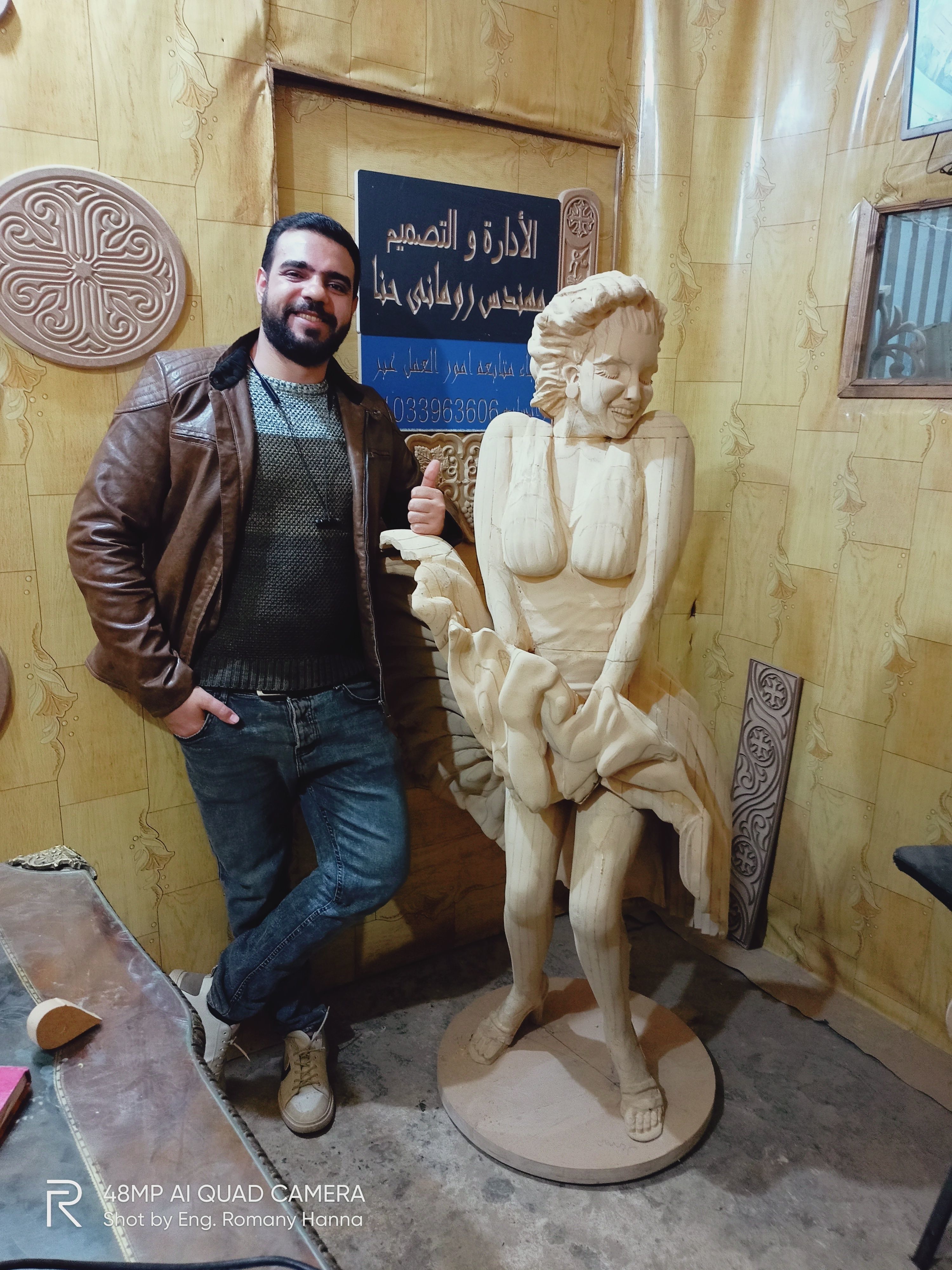 marilyn monroe statue  3D print model_5