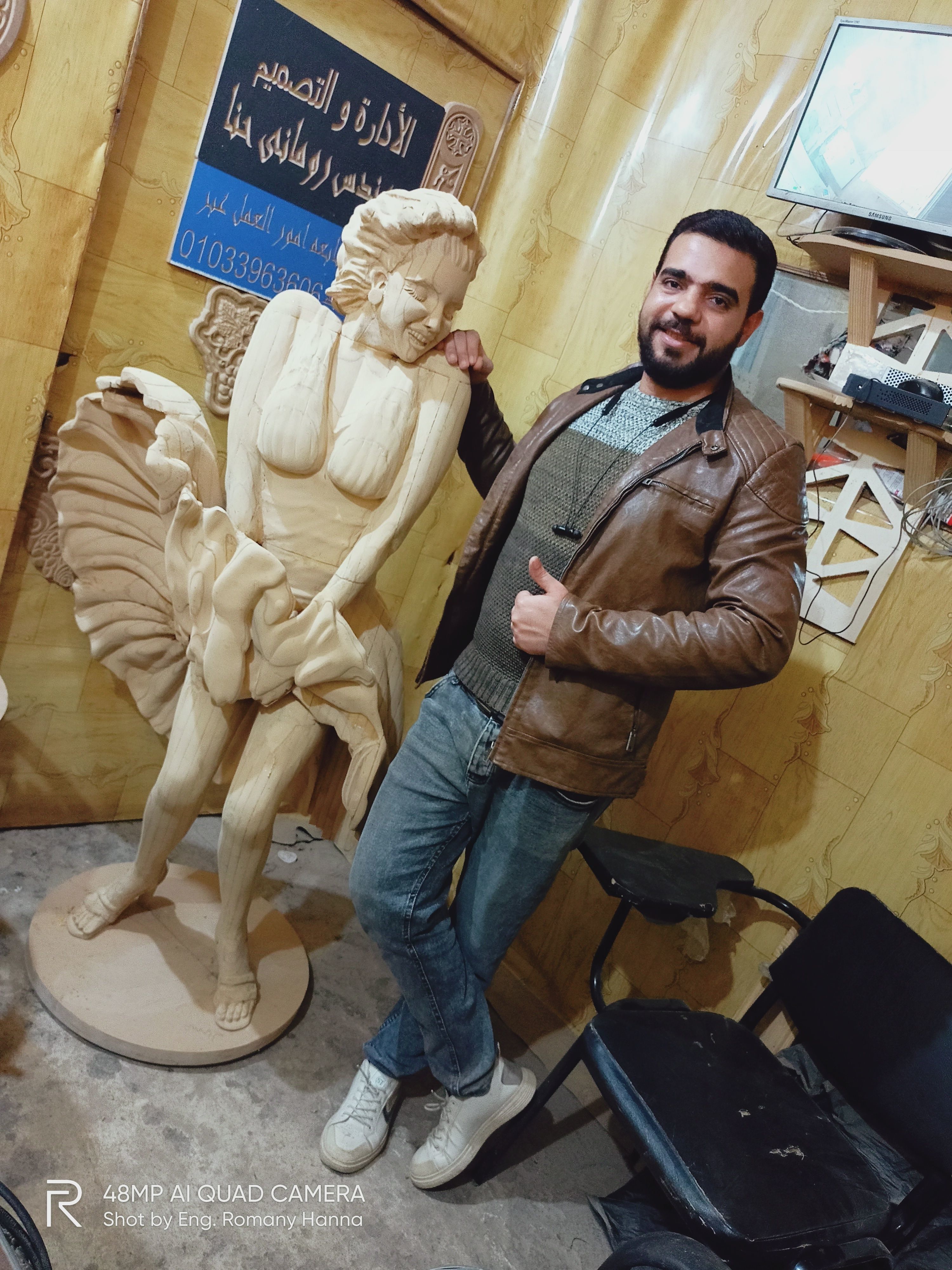 marilyn monroe statue  3D print model_14