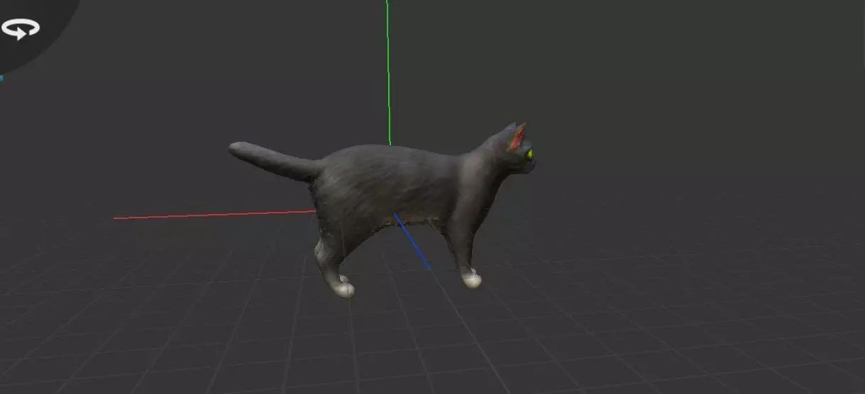 Cat reality Free low-poly 3D model