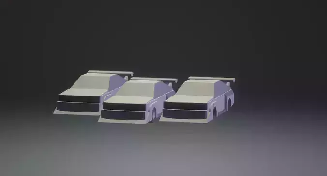 Customizable Car 3D Model Project GRPB SQS1E2 Bundle