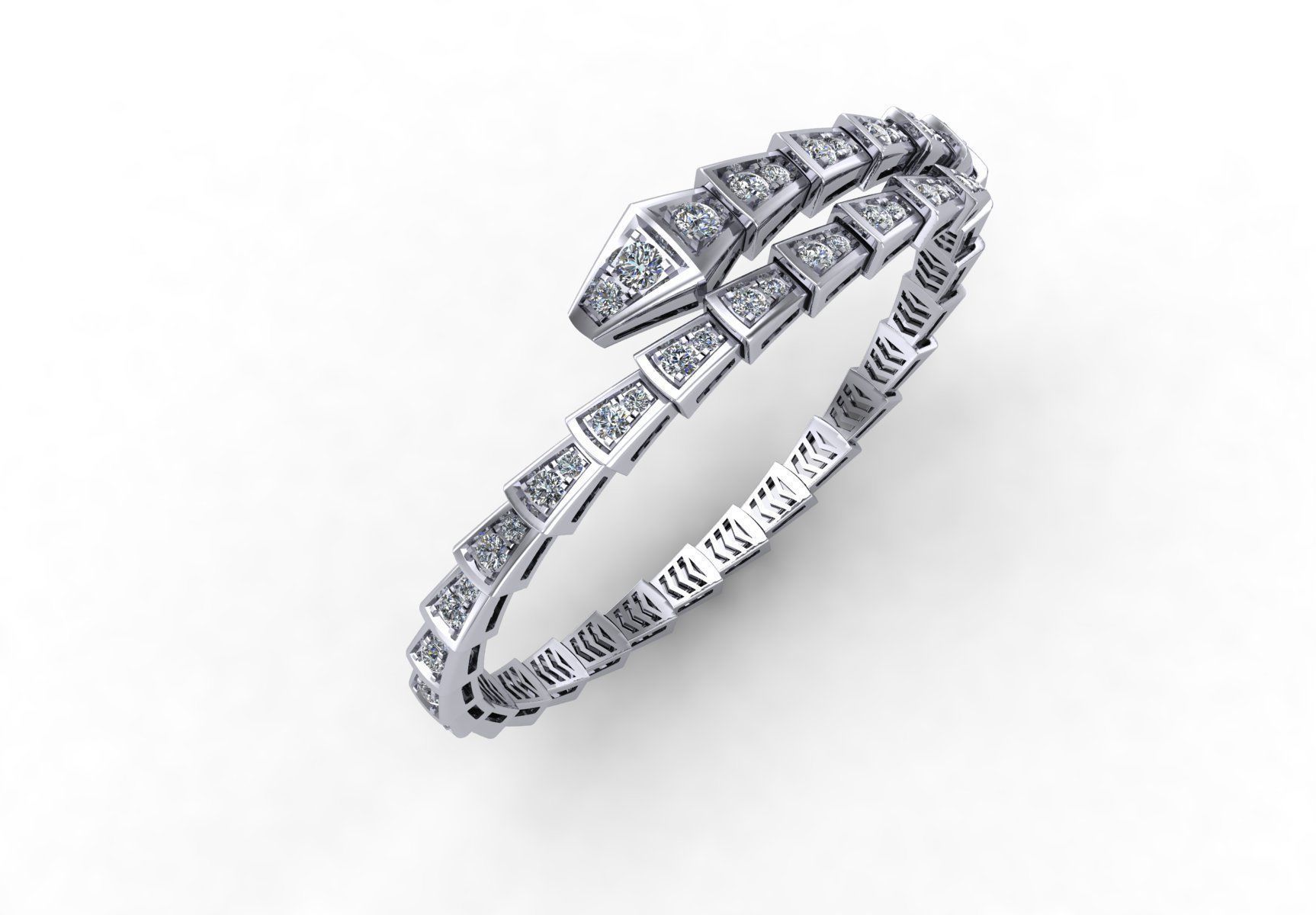 BVL full diamonds bracelet final version 3D print model_3