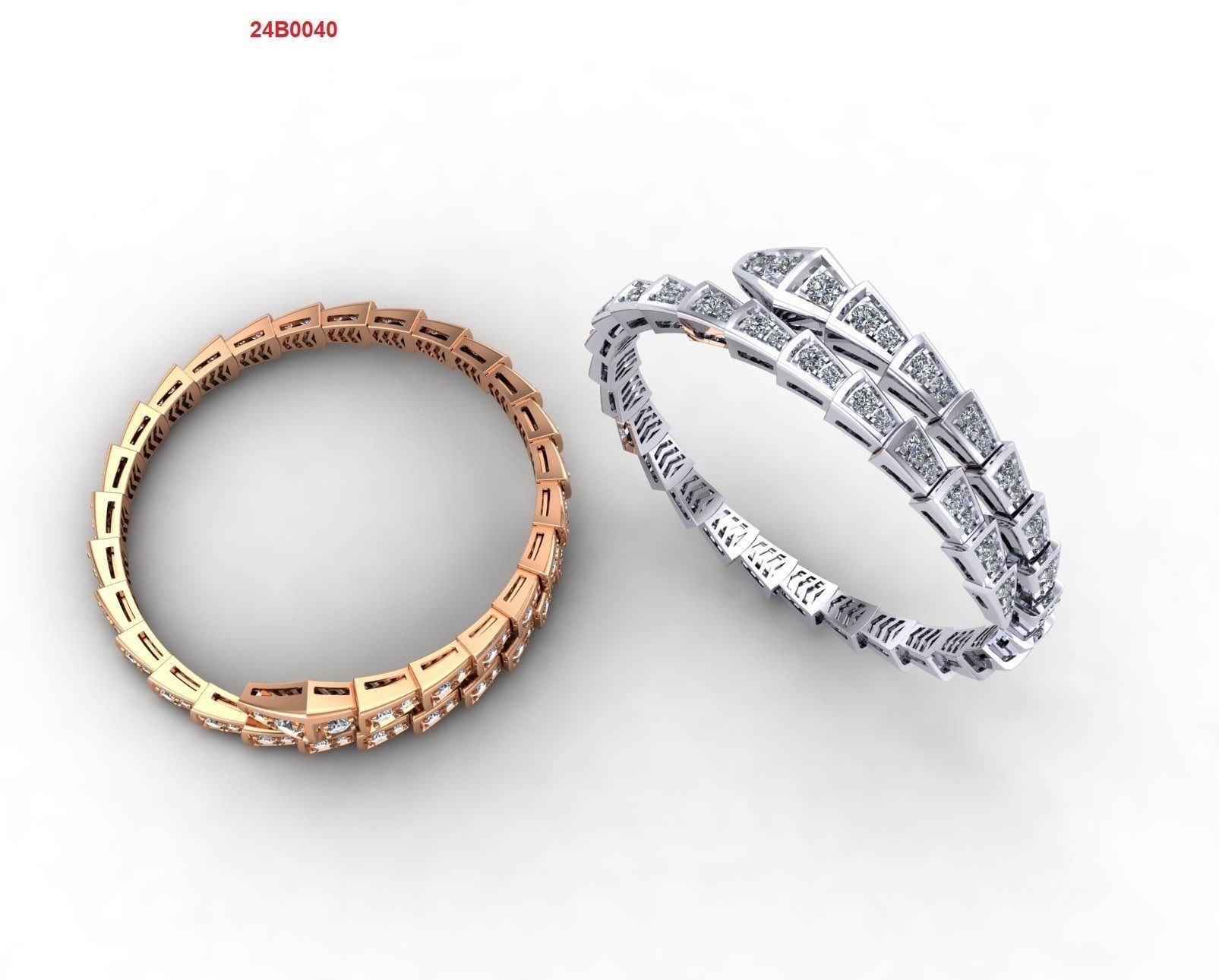 BVL full diamonds bracelet final version 3D print model_10