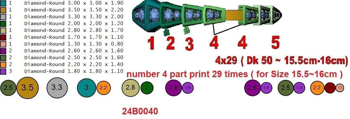 BVL full diamonds bracelet final version 3D print model_7