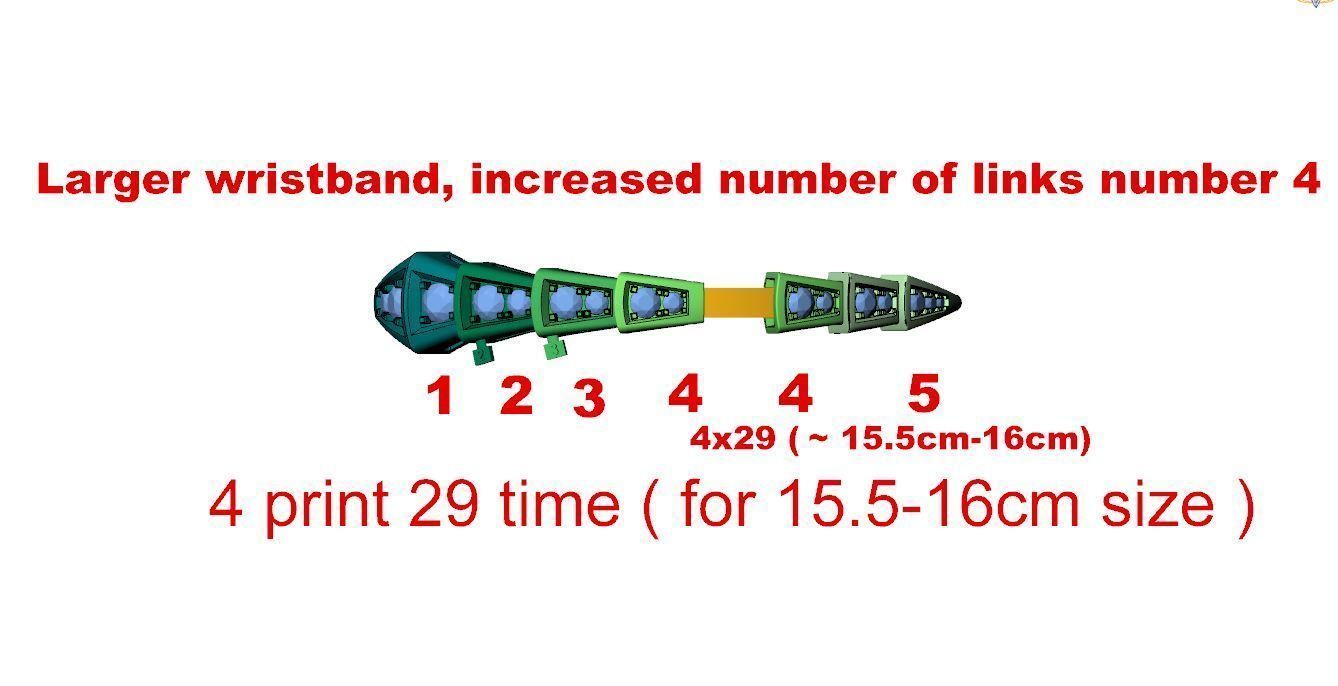 BVL full diamonds bracelet final version 3D print model_6