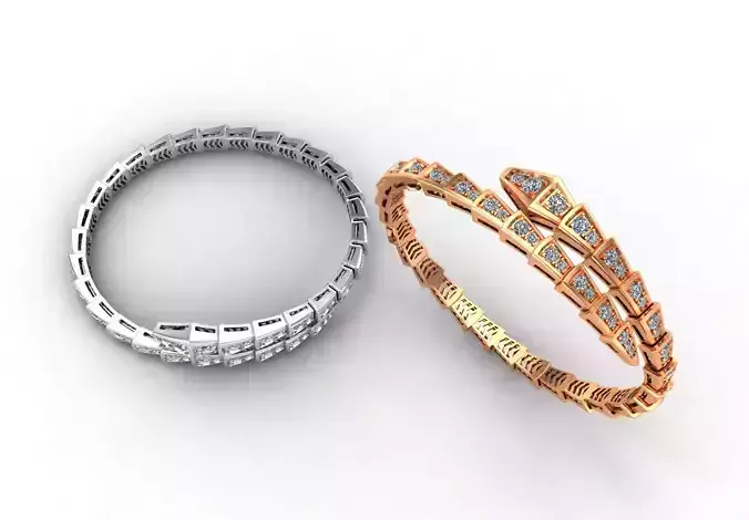 BVL full diamonds bracelet final version 3D print model