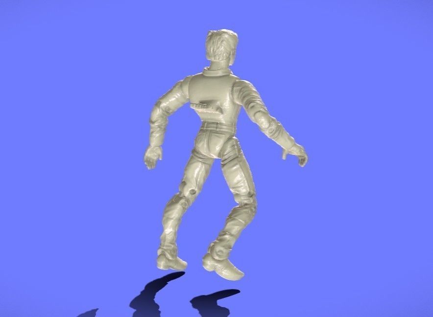 2000s BIKER WOLVERINE FIGURE- 3D SCAN 3D print model_4