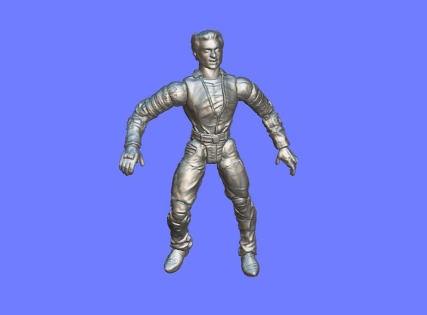 2000s BIKER WOLVERINE FIGURE- 3D SCAN 3D print model_10