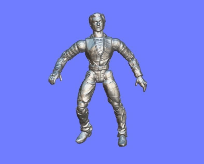 2000s BIKER WOLVERINE FIGURE- 3D SCAN 3D print model_6