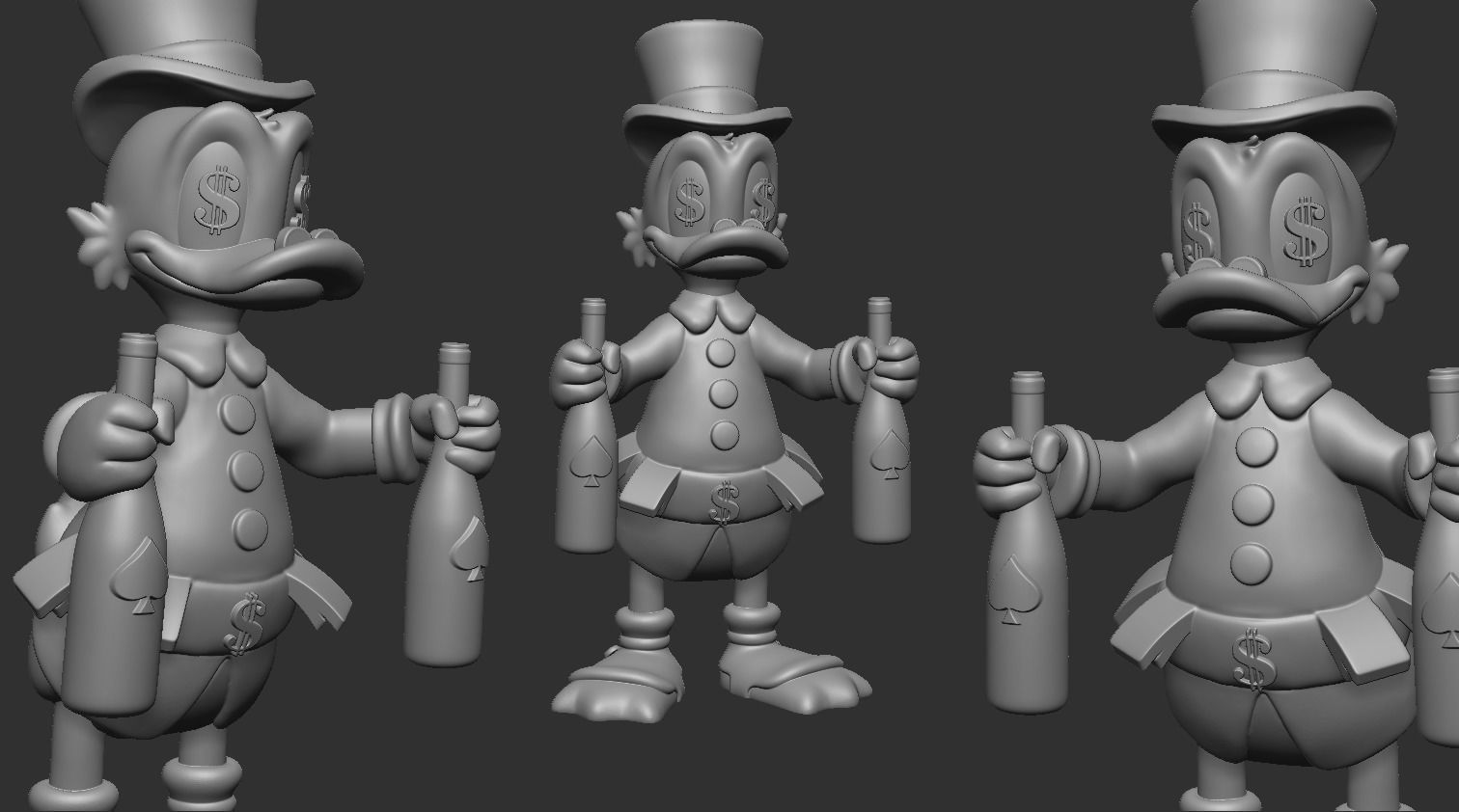 Scrooge McDuck 3D print model_1