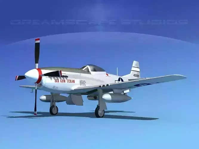 P-51D Mustang Six Gun Texan