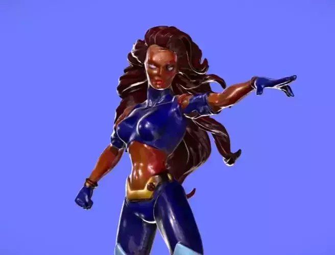 90s X-MEN STORM FIGURE - 3D SCAN 3D print model