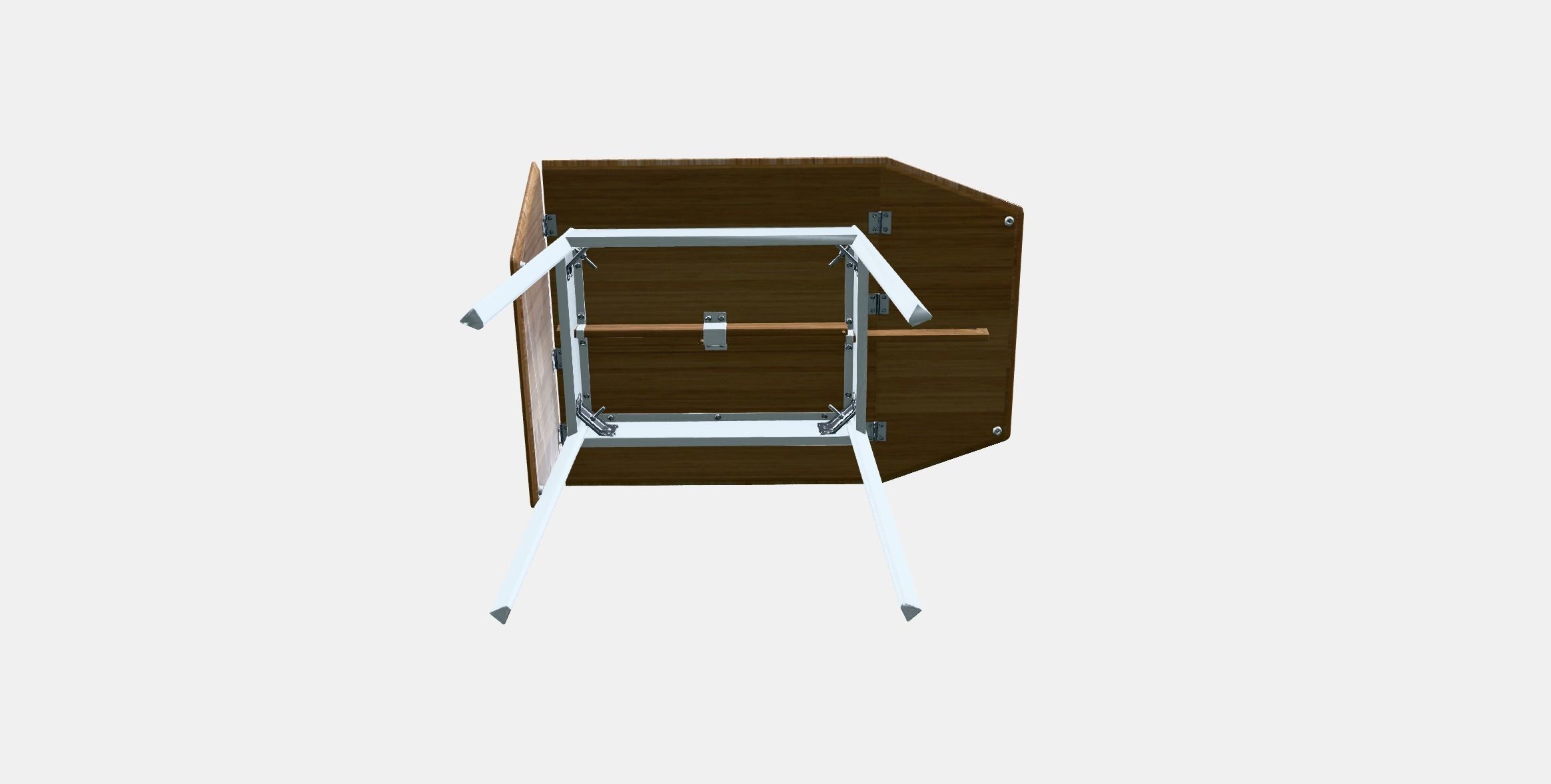IKEA PS 2012 Drop-leaf table Low-poly 3D model_7