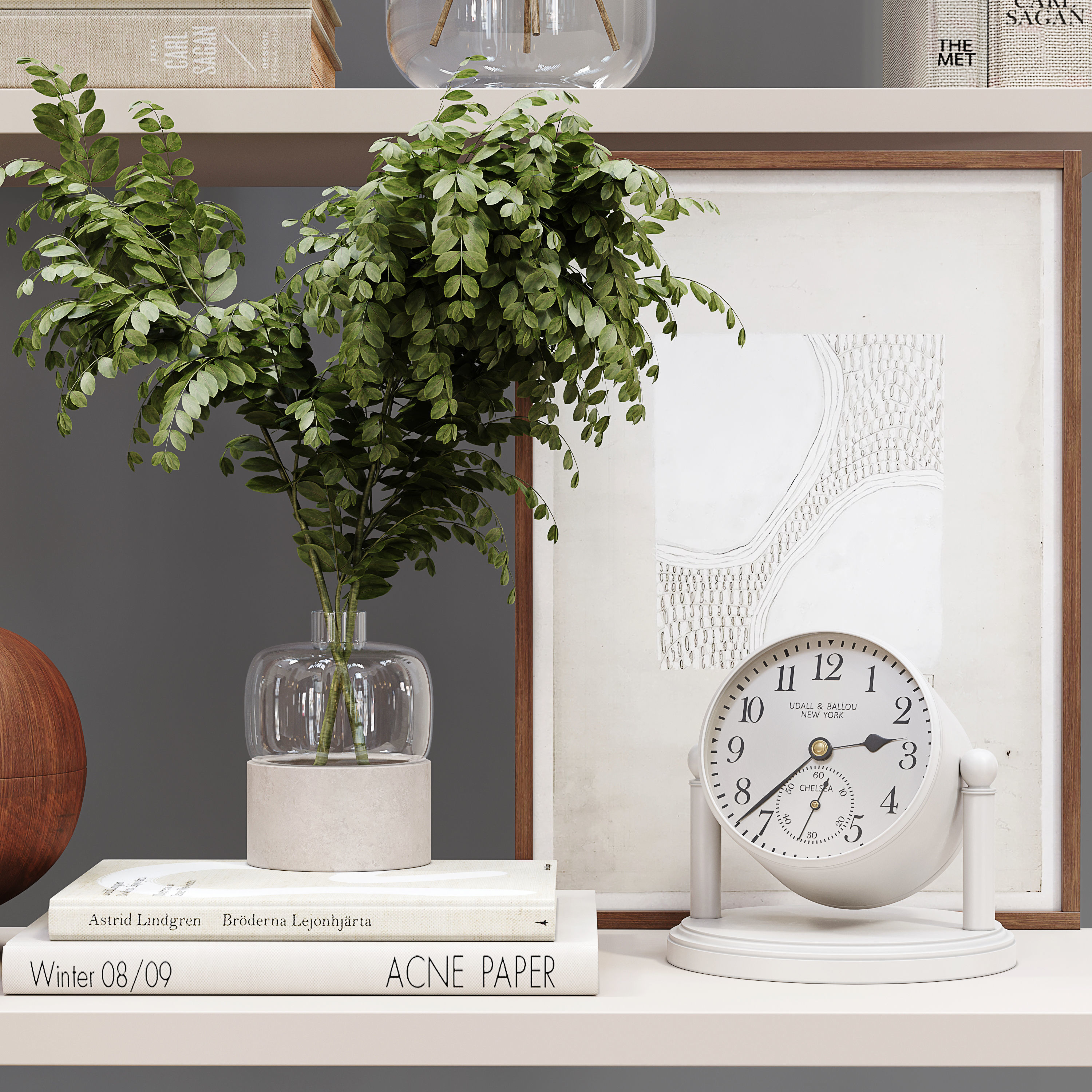 Decorative Set 216 Low-poly 3D model_3