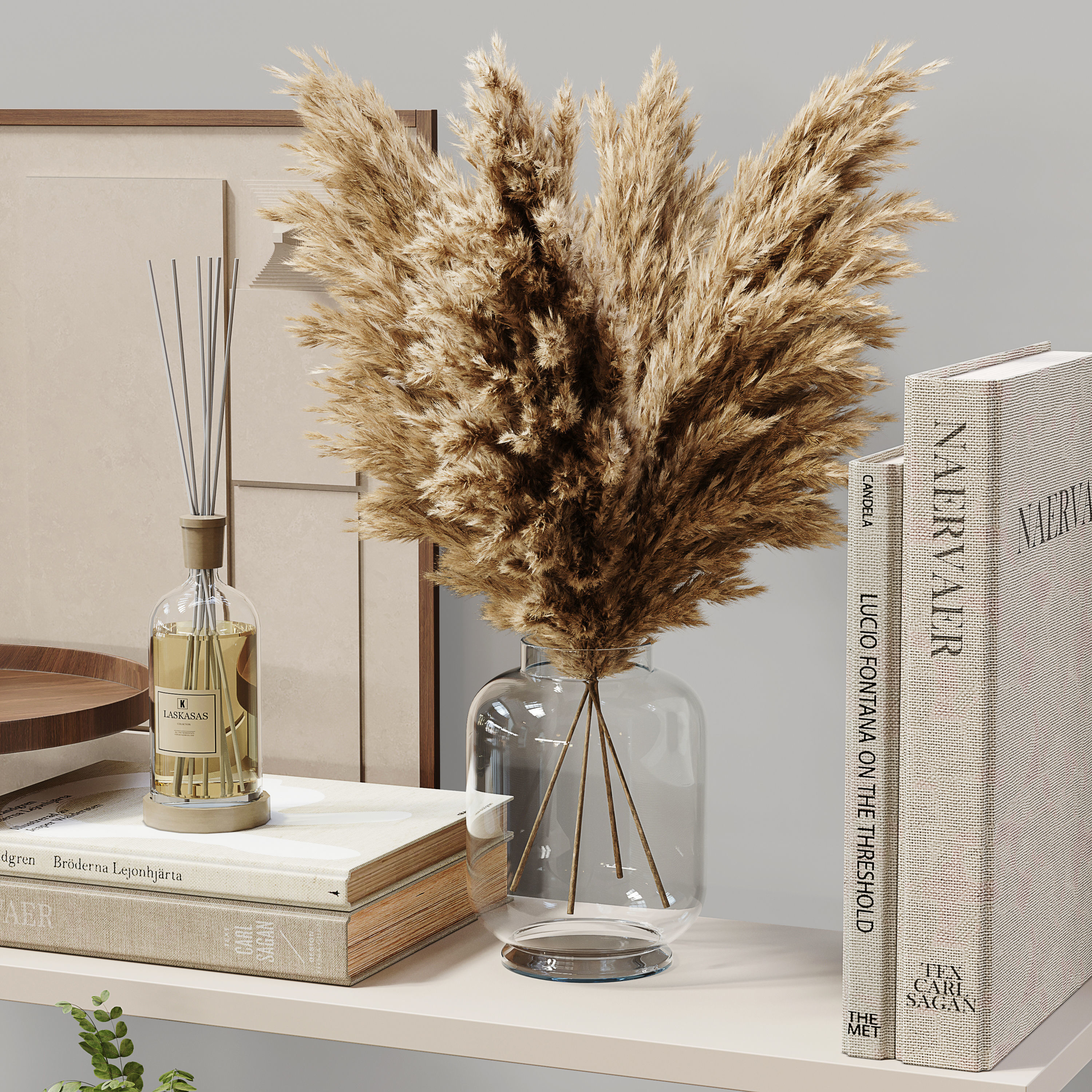 Decorative Set 216 Low-poly 3D model_5