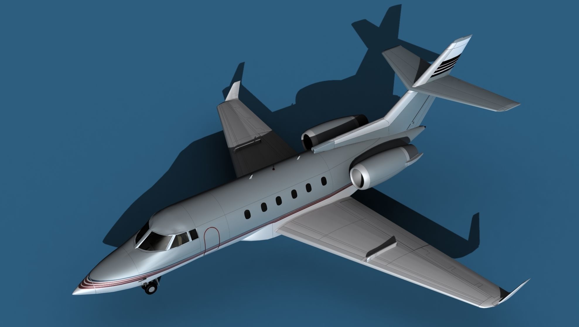 Hawker Siddley 800SR V04 3D model_10
