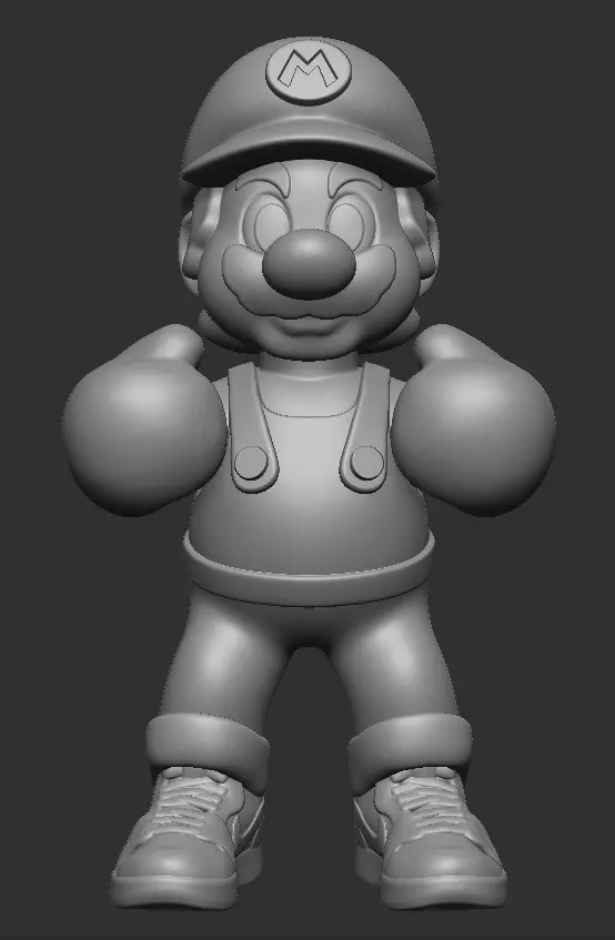 Mario Bros Boxeador Nike 3D print model_0