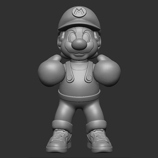 Mario Bros Boxeador Nike 3D print model_1
