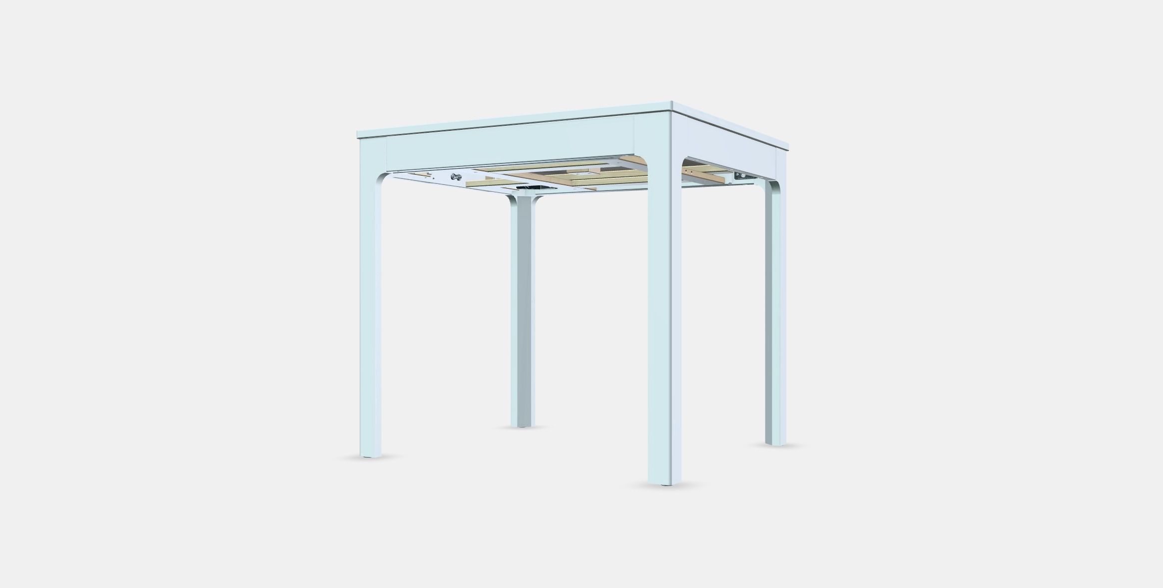 EKEDALEN Extendable table 7 Low-poly 3D model_12
